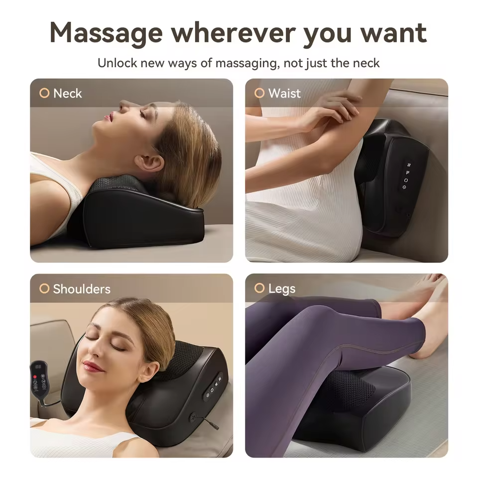 CareUp™Multi-function neck, waist, back, shoulder, kneading, hot compress, relaxation massager Gift