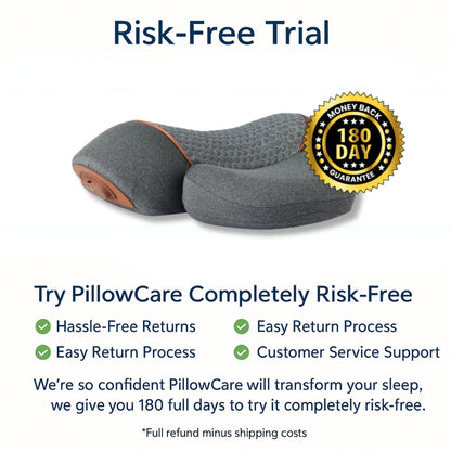 CareUp™ 3-in-1 Heated Neck Massage Pillow with Memory Foam