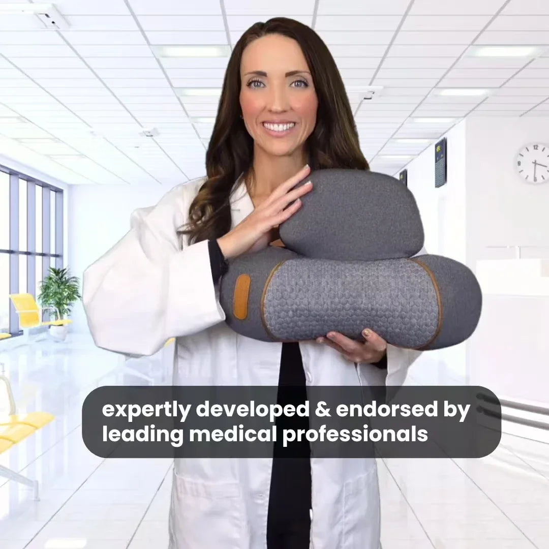 CareUp™ 3-in-1 Heated Neck Massage Pillow with Memory Foam