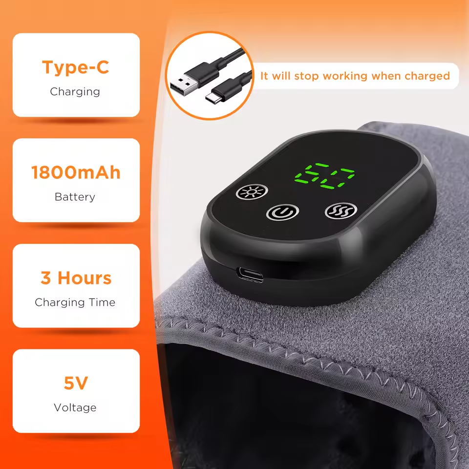 CareUp™ Electric Wristband with Adjustable Heating Vibration Massage Function